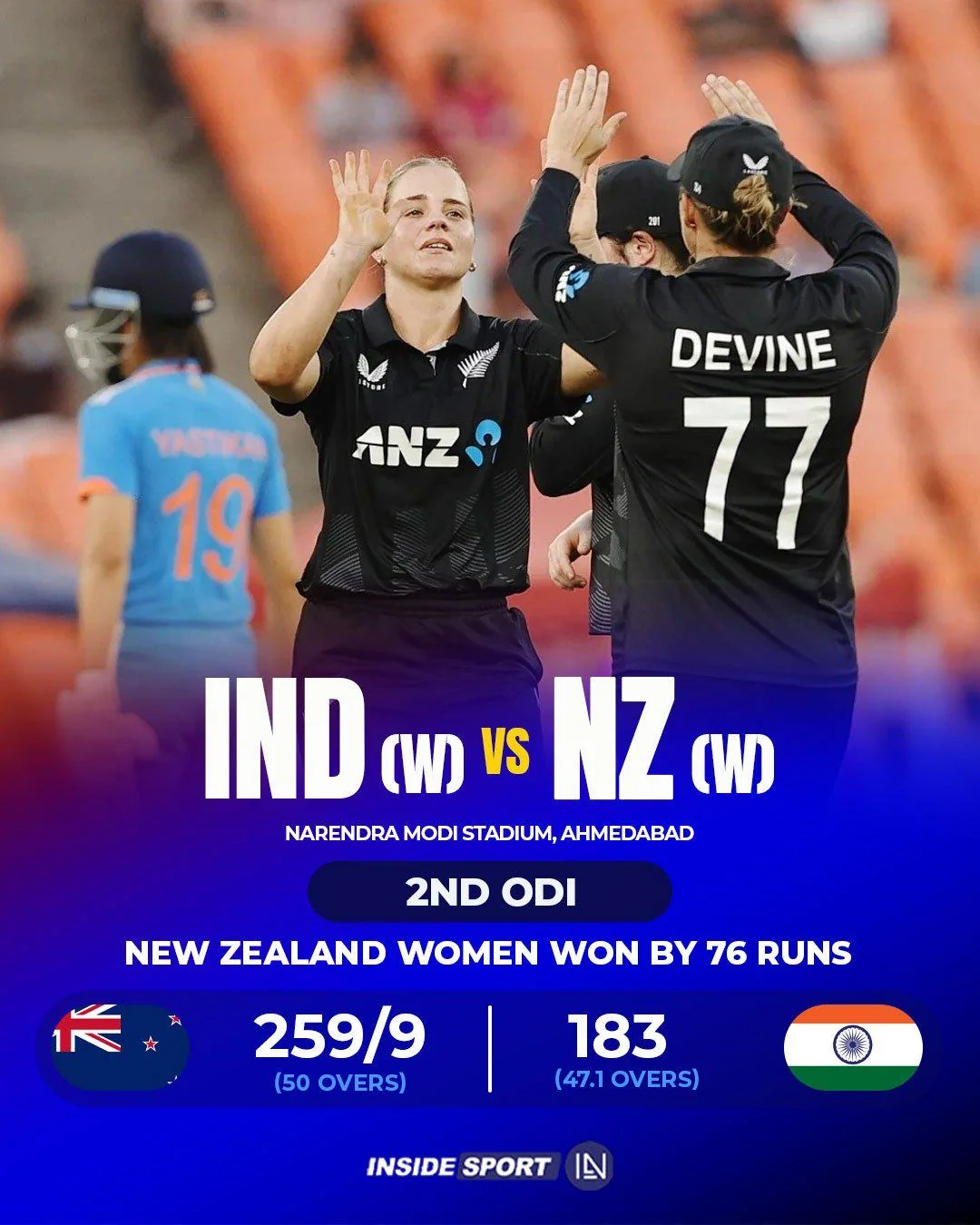 Why IND Women's Loss 2nd ODI with NZ
